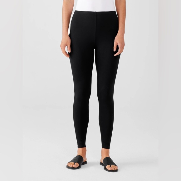 Eileen Fisher Pants - Eileen Fisher System Viscose Jersey Ankle Leggings - Women’s Size Large - EUC